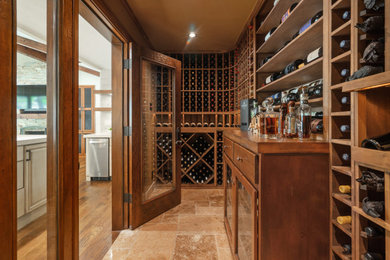 Inspiration for a classic wine cellar in San Francisco.