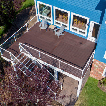 Cable Railing with Trex Decking