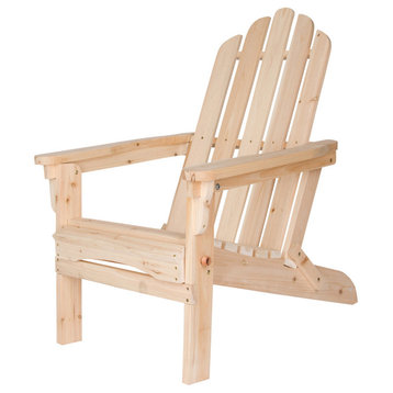 Marina Adirondack Folding Chair, Natural