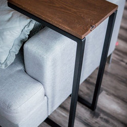 Steel & Oak Sofa Surface - Side Tables And End Tables
