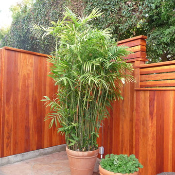 Redwood Fence, Pacific Palisades