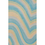 KAS - KAS Eternity 1059 Ocean Vibes Area Rug, 8'x10' - Step into our world and experience a multi-textured masterpiece from our Eternity Collection. Hand- tufted in India of 100% quality wool, these rugs are woven using multi-textured wool, a versatile color palette and a Hi/Lo effect, bringing modern simplicity into our lives. The combination of timeless colors and a variety of textures will create an everlasting presence in any room while setting the foundation for any decorating style.