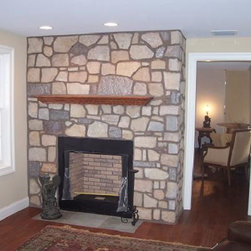 QuarryCut Stone - 85%Brown 15%Mica Blend - Irregular. - Siding And Stone Veneer