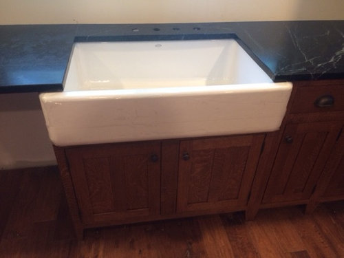 Farmhouse Sink And Countertop Overhang, How To Cut Granite Countertop For Farmhouse Sink