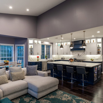 Elegant and Colorful Remodel for Home in Chantilly, VA