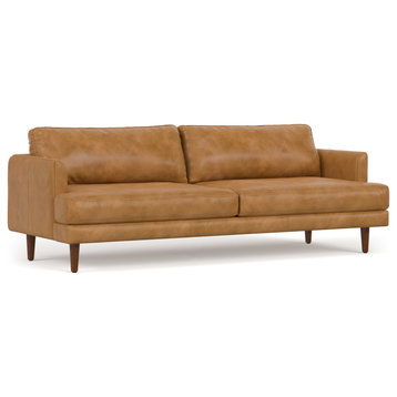 Livingston 90-inch Sofa, Genuine Leather