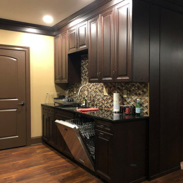 Basement Remodel with Theater, Bar, Wine Cellar, Kitchen