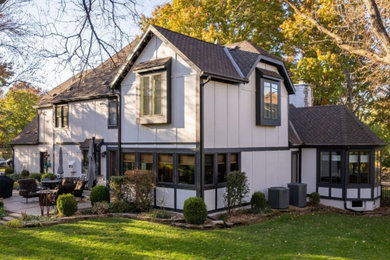 Inspiration for a timeless exterior home remodel in Kansas City
