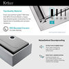 Kraus KHF200-36 35-7/8" Single Basin 16 Gauge Stainless Steel - Stainless Steel