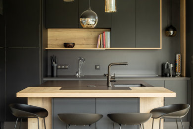 Idées déco pour une cuisine contemporaine.