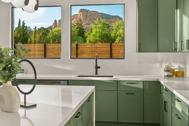 Inspiration for a modern kitchen remodel in Other