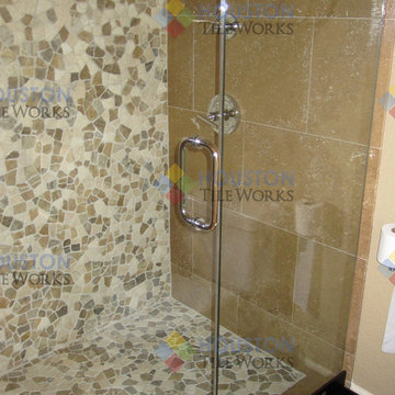 Travertine Stone Shower