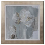 Uttermost - Uttermost 41591 Golden Tulip - 46.88" Framed Print Art - This Elegant, Floral Art Print Compliments Contemporary And Transitional Styles. This Print Showcases Gold, Cream, Gray, Khaki Green, Brown, And Taupe Shades. The Thick Gold Leaf Frame Surrounding The Artwork Is Accented By An Ivory Linen Inner Lip With A  36 x 36 x 0.09Golden Tulip 46.88"  Framed Print Art Gold Leaf/Ivory Linen/Gold/Creams/Gold Leaf/Grayish Green/Brown/Taupe *UL Approved: YES *Energy Star Qualified: n/a  *ADA Certified: n/a  *Number of Lights:   *Bulb Included:No *Bulb Type:No *Finish Type:Gold Leaf/Ivory Linen/Gold/Creams/Gold Leaf/Grayis