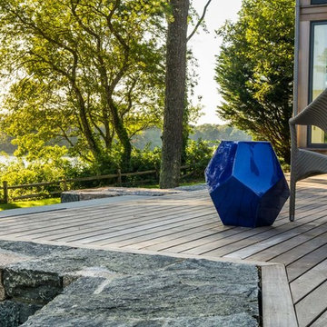 Contemporary Ipe Deck with Waterfront View, Orleans Massachusetts
