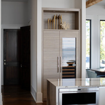 Milano - Fantasia + Bianco Lucido - Kitchen New Construction