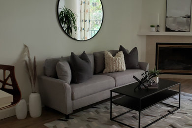 Example of a 1960s living room design in Los Angeles