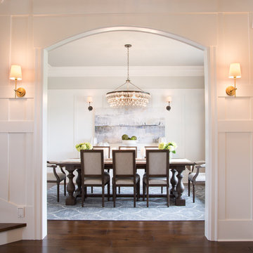 Classic Meets Eclectic in Grand Craftsman-Inspired Home By Blue Garnet Design/ T