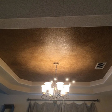 Tray Ceiling - Faux Finish Paint Glazing