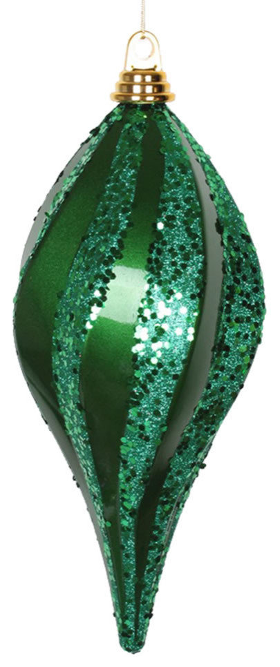 Vickerman 18 Red-White-Green Flat Peppermint Candy Christmas Ornament, 2 per Bag