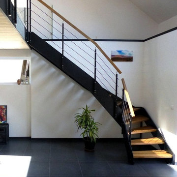 Escalier ambiance industriel LOFT