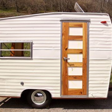 1971 Shasta Camper Remodel into Camp Cocktail