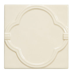 Tuileries Vendome Decorative Field in Pastis - Tile