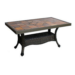 Casual Classics Palisades 30"x48" Coffee Table - Outdoor Coffee Tables