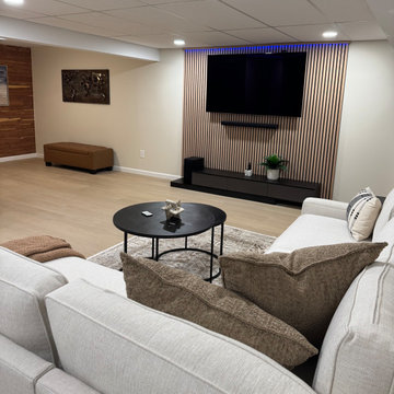 Basement Renovation in Glastonbury, CT
