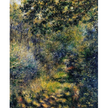 Pierre Auguste Renoir Path Through the Woods Premium Canvas Print