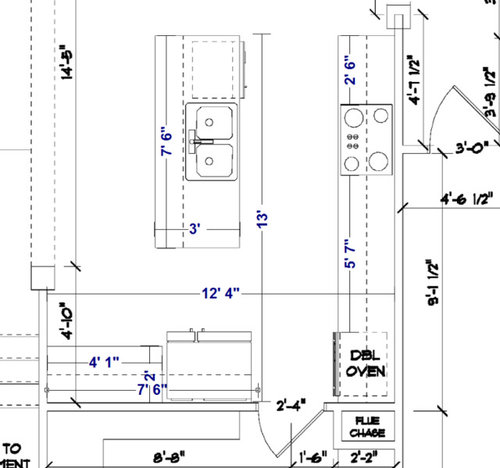 Looking for feedback on IKEA kitchen plan for new construction