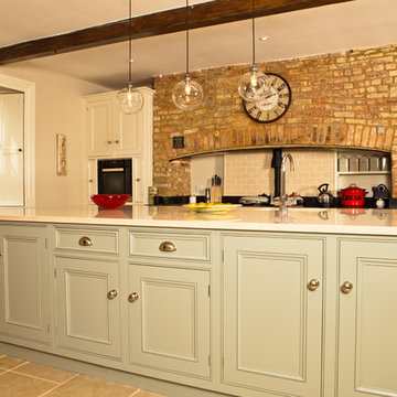 A Traditional Country Kitchen In Farmhouse Style