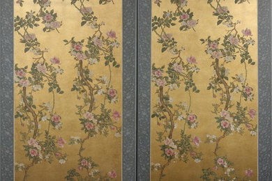 Example of an asian home design design in Other