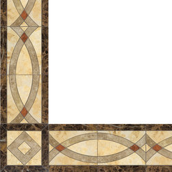 Oshkosh Designs Celina Inlay Border and Corner - Flooring