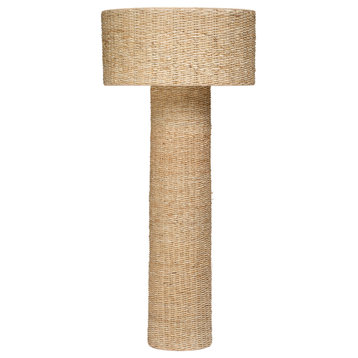 Big Island Woven Floor Lamp, Natural