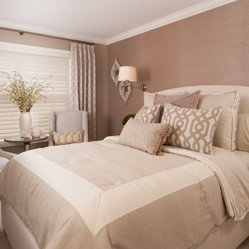 Classic Monochromatic Bedroom