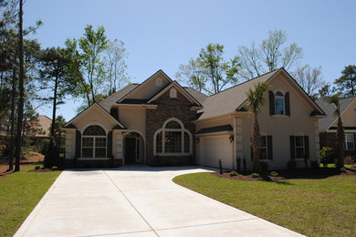 Inspiration for a timeless exterior home remodel in Other