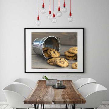 Kitchen gallery wall