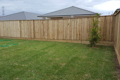 Timber fence installation