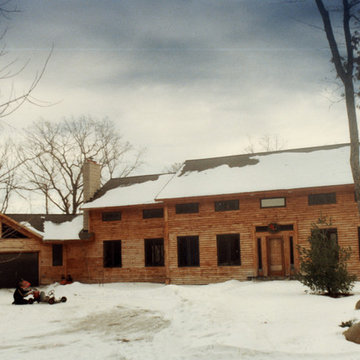 New House with studios in the American Greek Revival Style