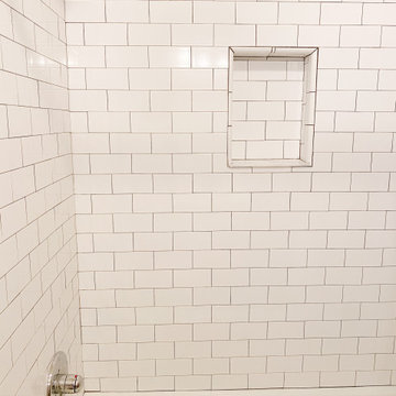 Bathroom remodel subway tile