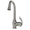 Allora Sickle Design Lead Free Stainless Steel Bar Faucet