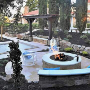 Bocce Ball, Vineyard & Fire Pits.  Snyder Lane, Walnut Creek, CA.