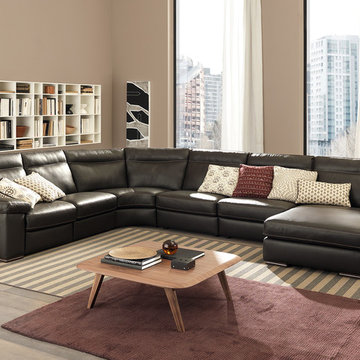 U-Shaped Sectional Onore B814 by Natuzzi Editions
