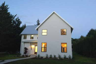 Example of a trendy exterior home design in Seattle
