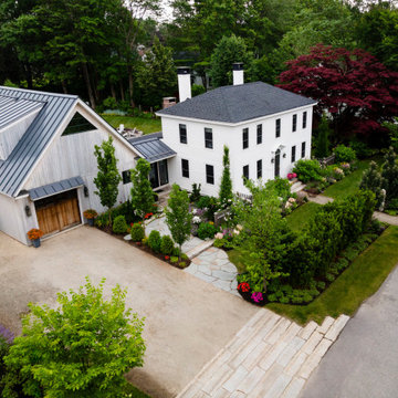 Creating a private front yard for a historic home