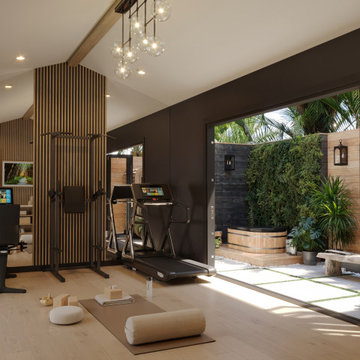 Backyard and garage renovation. St. Petersburg, FL Residence