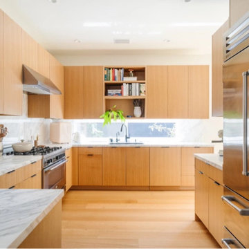 Select Rift & Quarter Sawn White Oak Plank Flooring, Kitchen