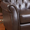 GDF Studio Solvang Leather Club Chair