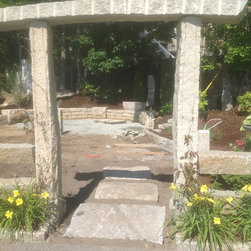 Hand Split Reclaimed Granite Post(s) Used in Landscapes - Landscaping Stones And Pavers