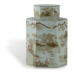 Canton Brown Jar Small - Home Decor
